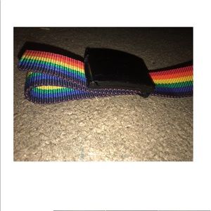 Rainbow Seatbelt Style Belt
